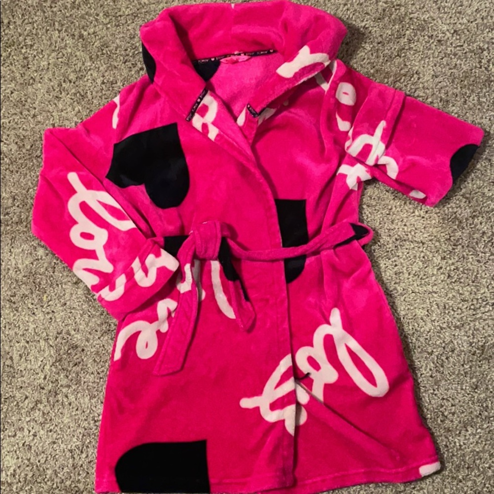 Betsey Johnson Plush Bathrobe